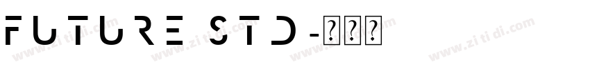 FUTURE STD字体转换